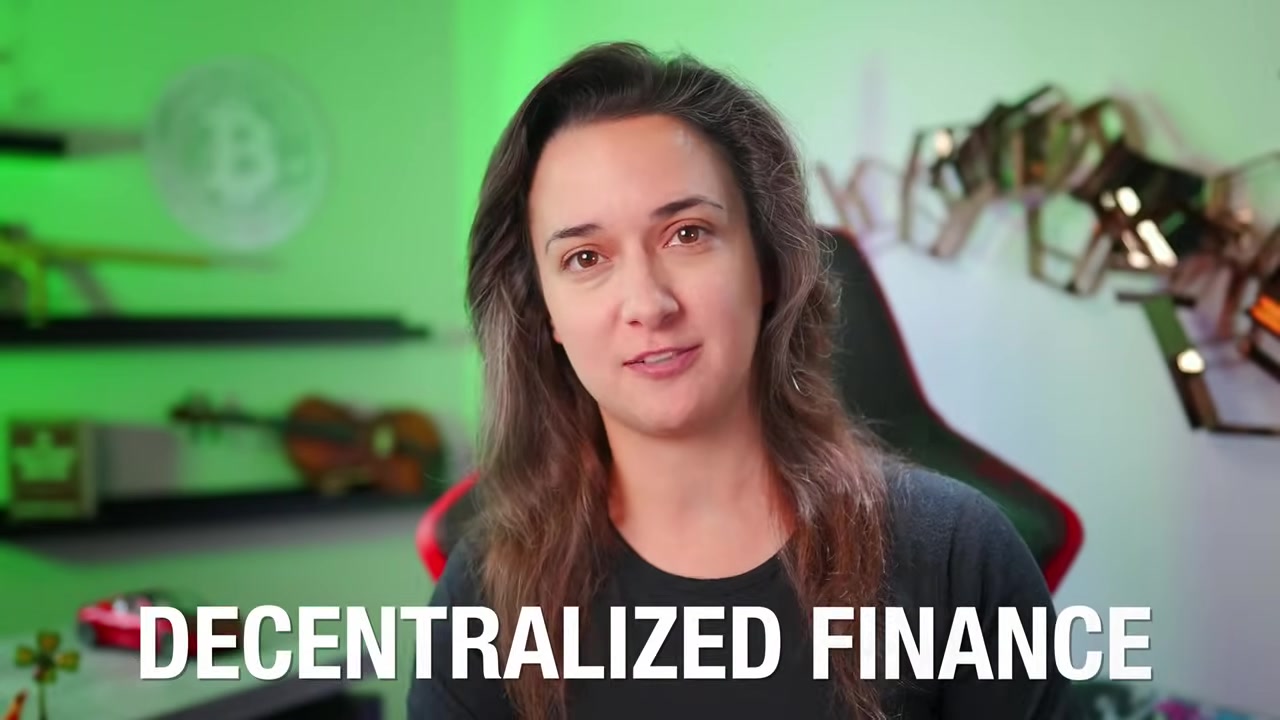 A visual comparison showing the centralized, hub-and-spoke model of traditional finance versus the distributed, peer-to-peer network of DeFi.