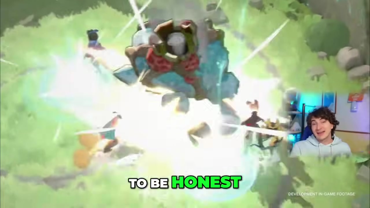 Gameplay footage from 3Verse showing a character in a dark fantasy environment engaging in combat with a large boss monster.