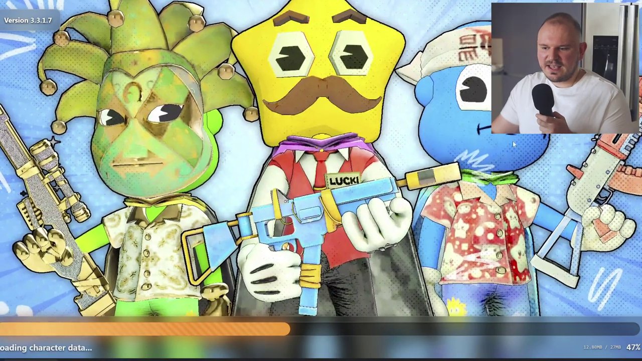 A look at the character customization and vibrant, retro-style hub world in Super Trip 64.