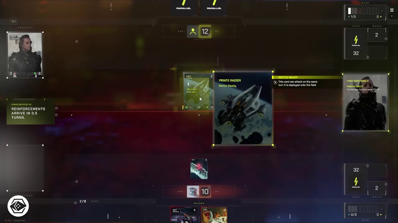 A visual showcase of Parallel's unique card art and faction designs.