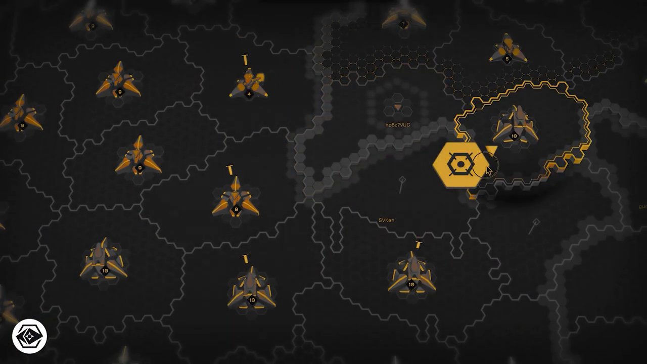 A view of the Clash of Coins global map, showing player-controlled territories and the spread of the Virus AI.