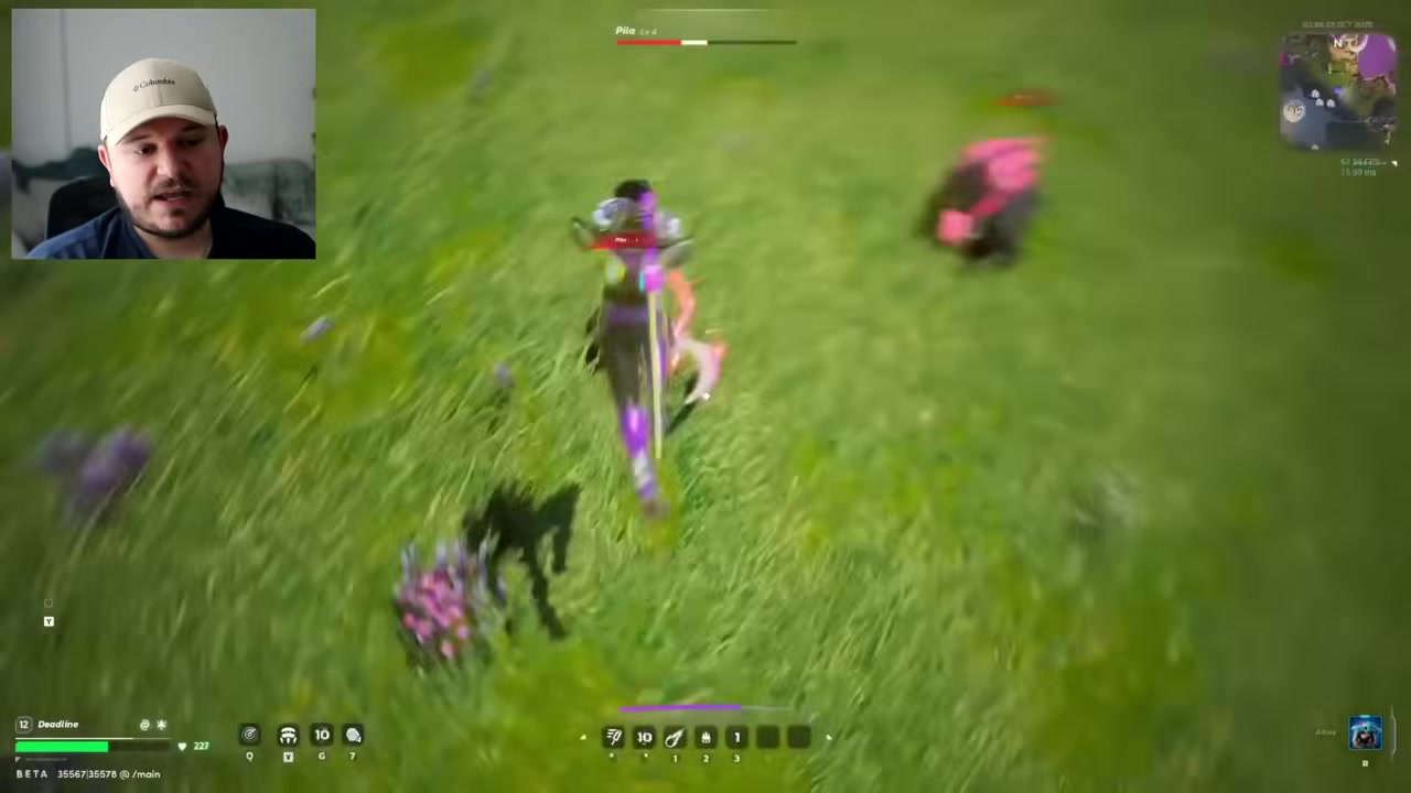 A sleek screenshot from the Illuvium MMO update, showing a character in a vibrant, otherworldly landscape, hinting at the new combat mechanics.