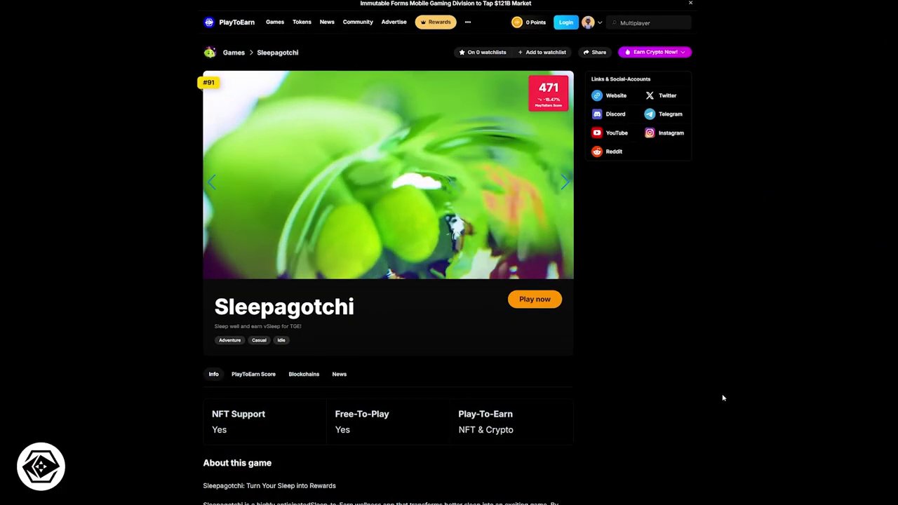 A visual representation of the Sleepagotchi interface, showing the virtual companion Dino in its room.