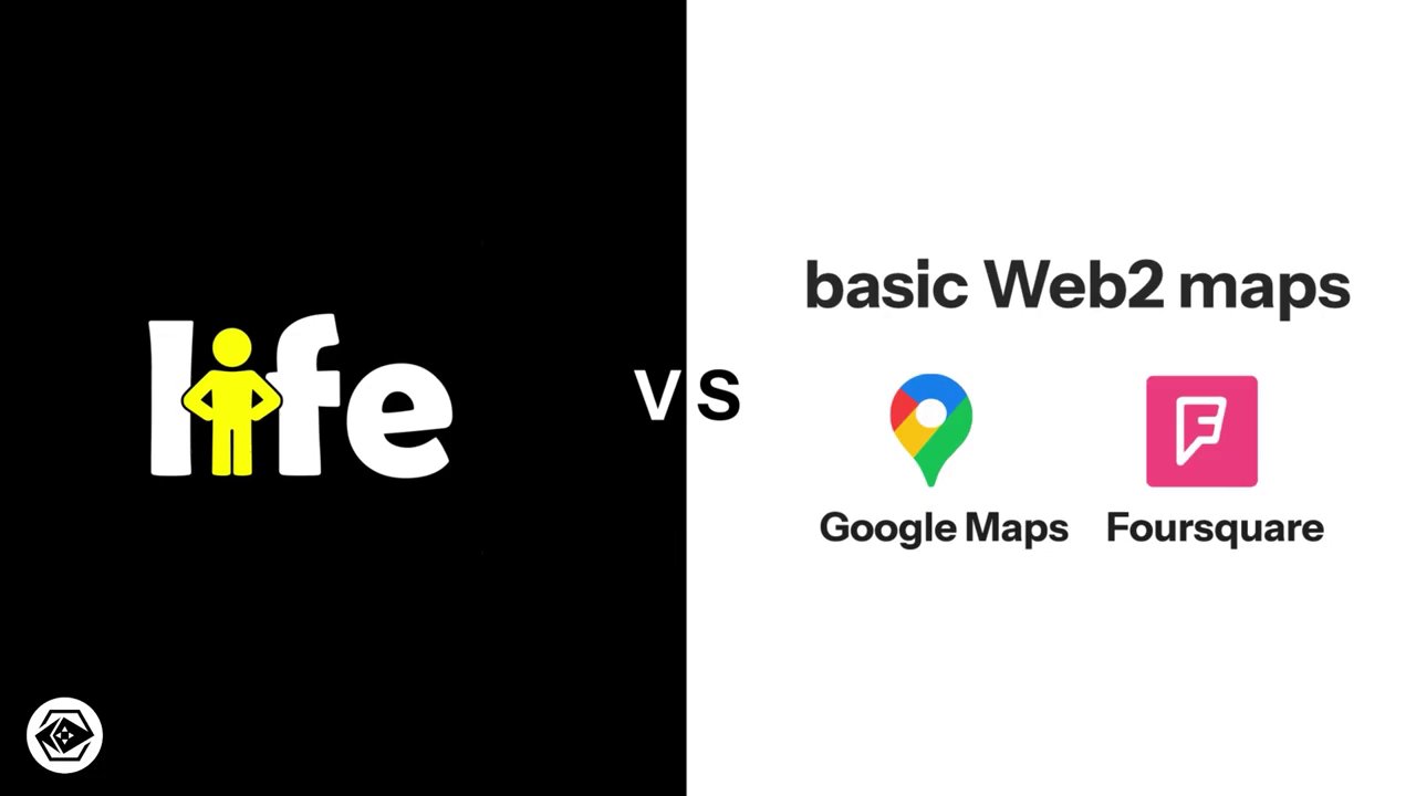 Gameplay screenshot showing the AR interface of Digit, with a digital chest overlaid on a real-world location.