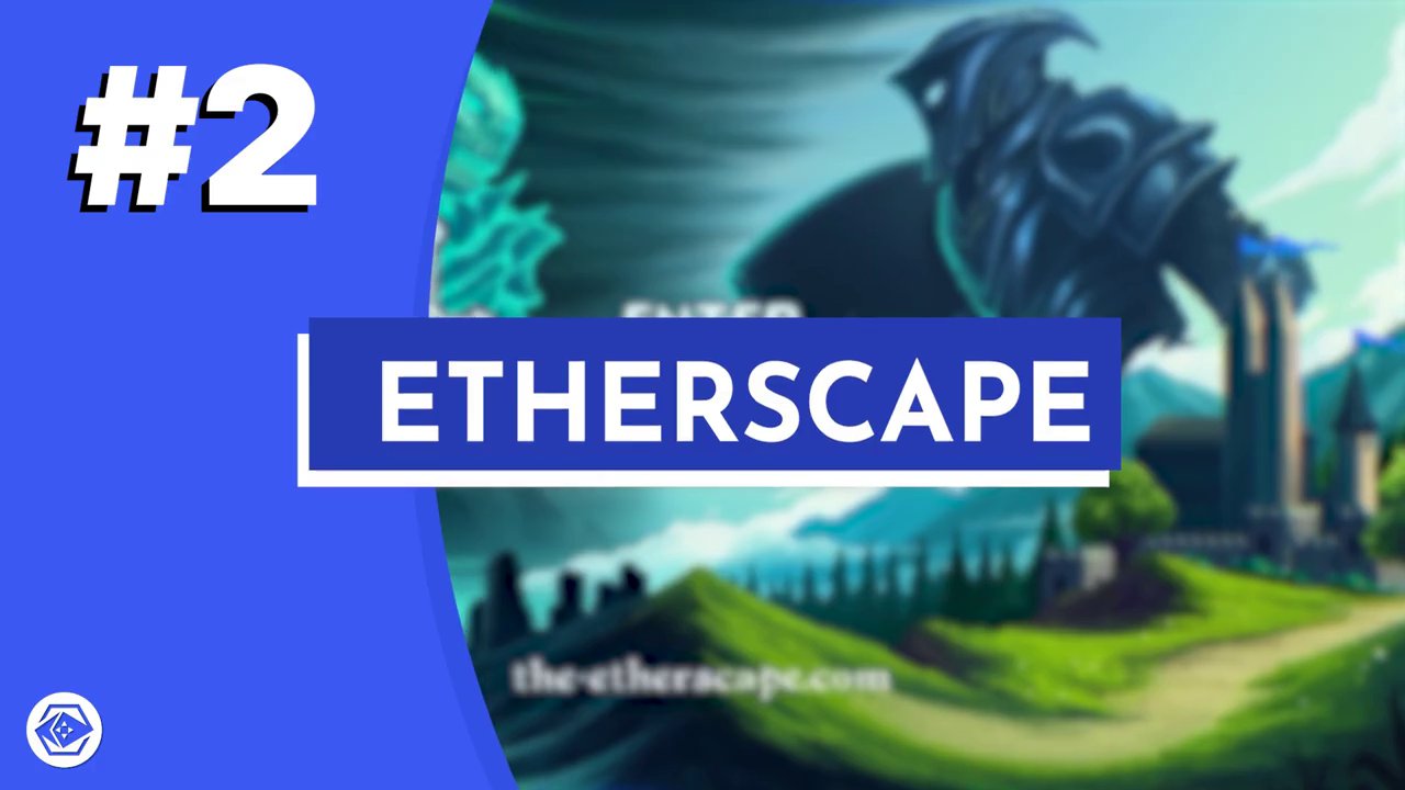 A panoramic view of an alien biome in Illuvium: Overworld, showing the capture of an Illuvial creature.