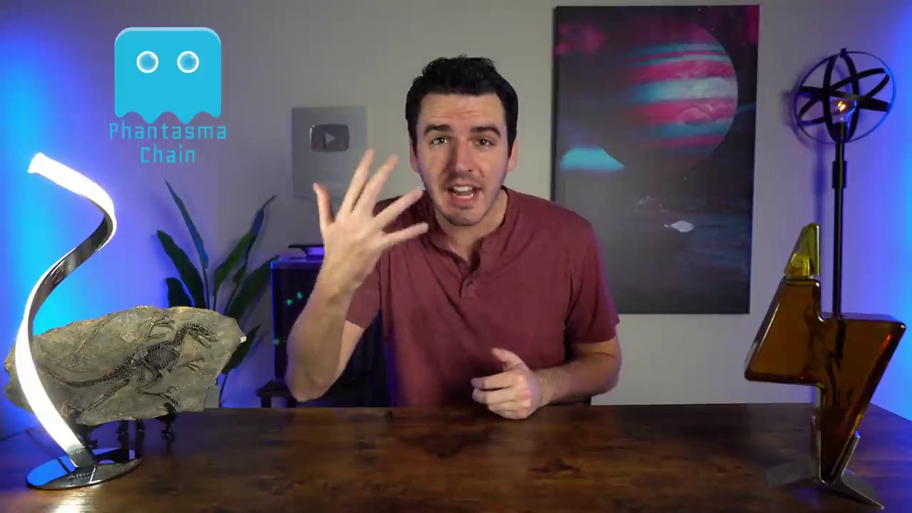 The host introduces the topic of the top five NFT games on the Phantasma blockchain.