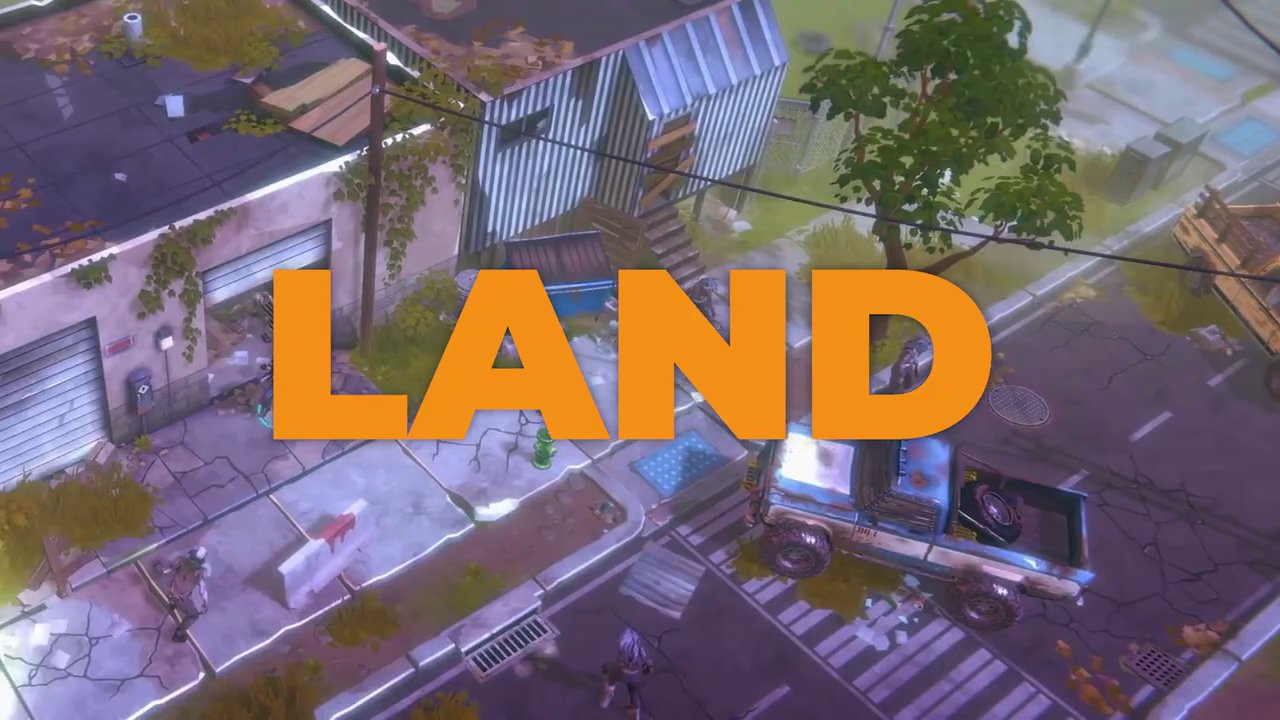 Concept art showing a detailed, vibrant landscape from The Walking Dead Empires, with a character surveying their land.