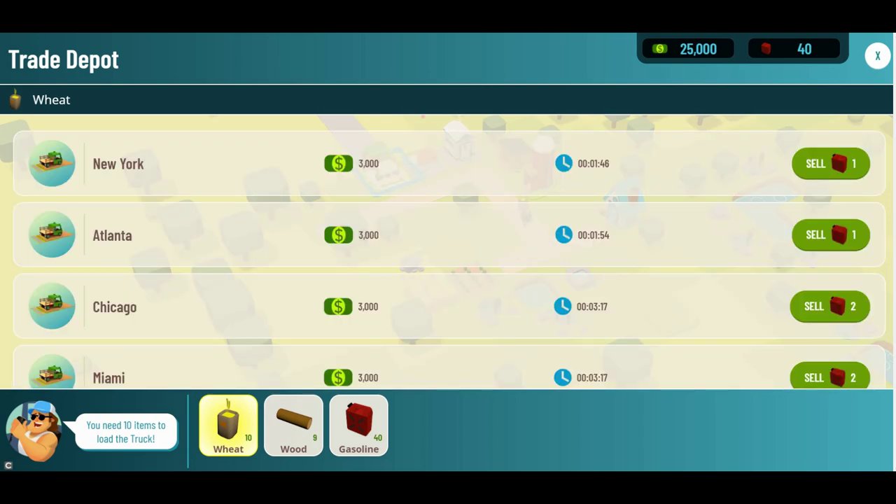 The game interface showing the first successful sale of a product, triggering the qualification for 100 free Gala Coins.