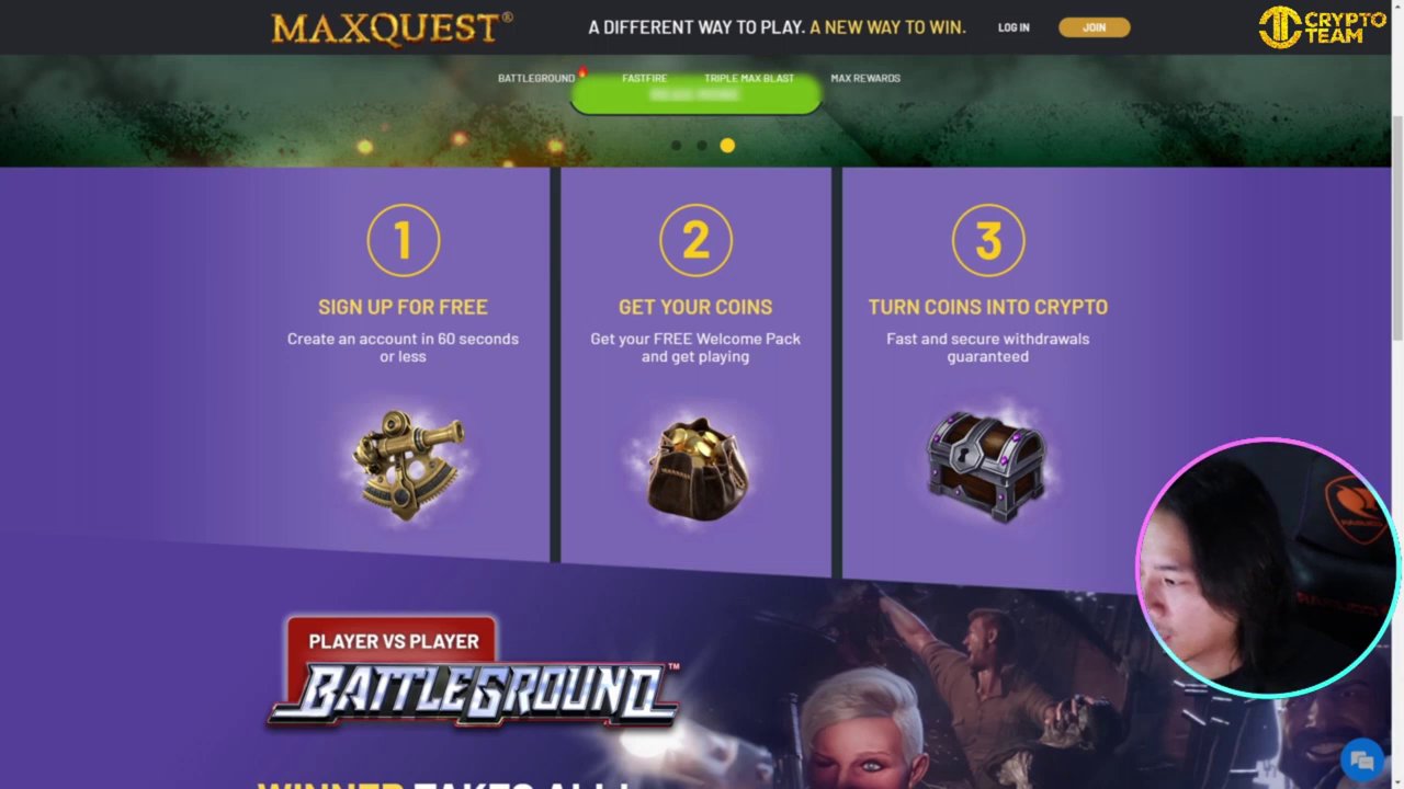 Gameplay footage from the Battlegrounds mode, showing a player engaging monsters and a dragon boss with powerful weapons.