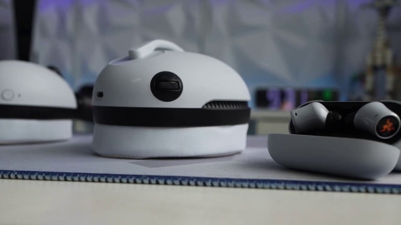 The Logitech G Fits Pro X earbuds are shown with their unique adaptive molding case, emphasizing the personalized fit technology.