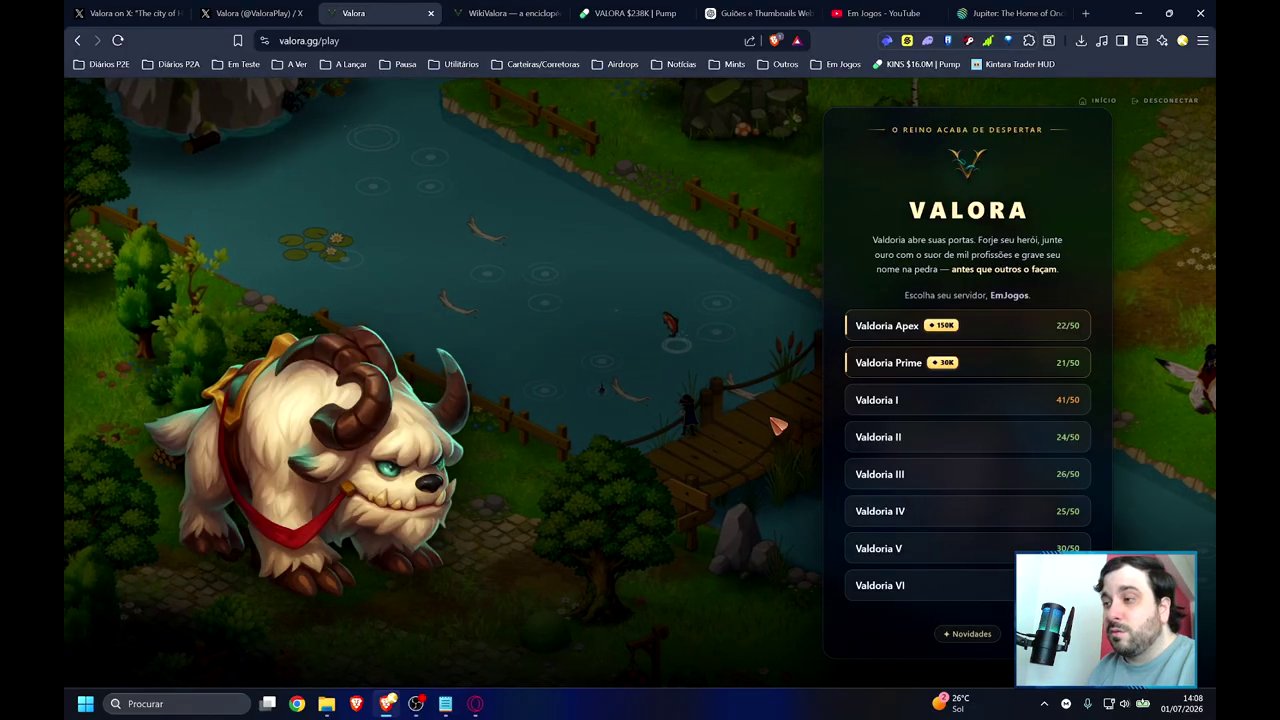 Fishing in Valora’s early area, with the character casting a line into a small pond.