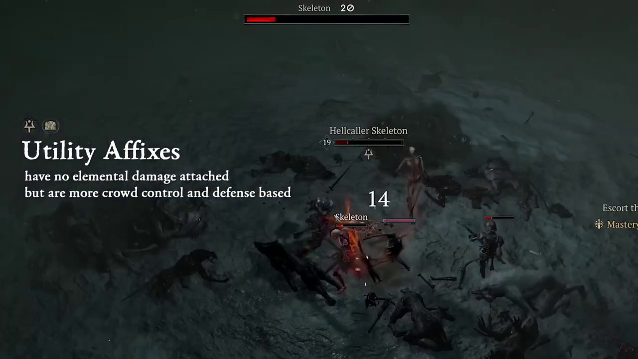 A boss arena in Diablo 4 with summoning materials being placed on an altar.