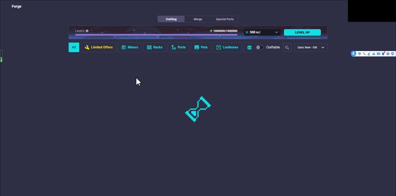 The achievement rewards screen showing unclaimed RST and yellow coin rewards.