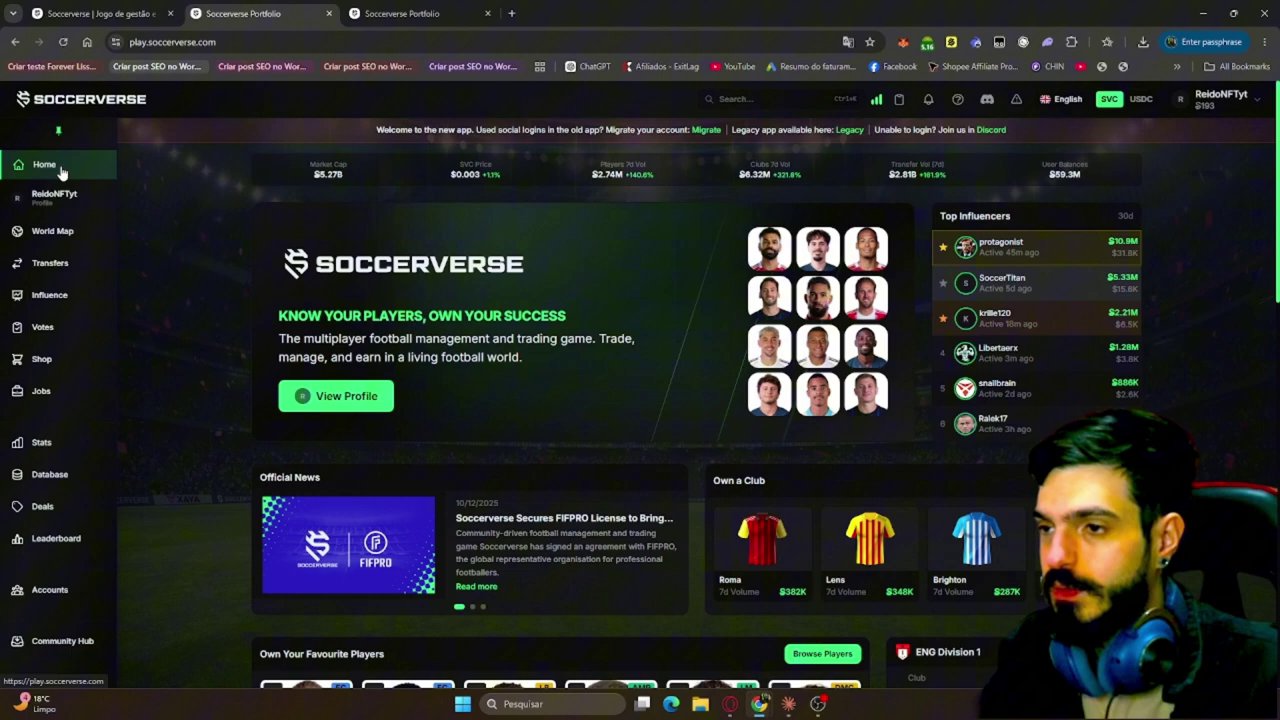 The tactics screen showing a 4-4-2 formation with player assignments.