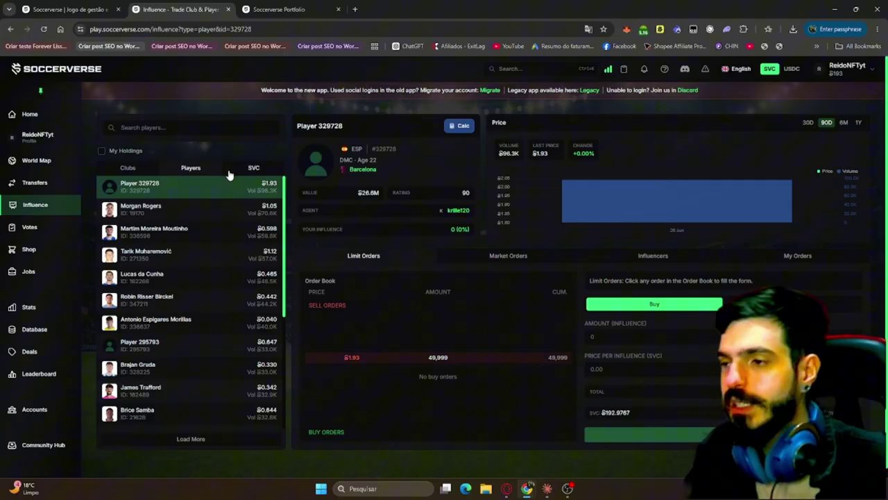 The SVC conversion interface showing the exchange rate to WX tokens.