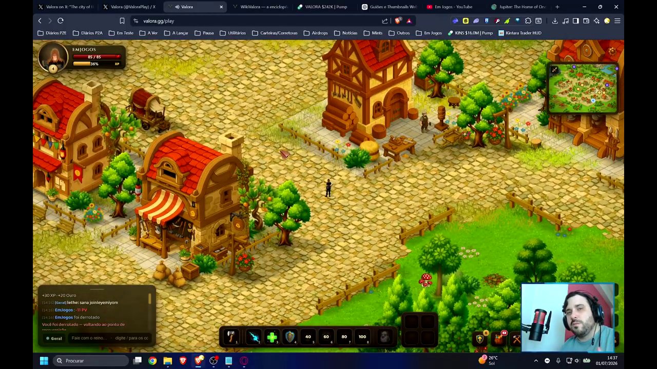A higher-level area with tougher monsters and more valuable resources visible in the distance.